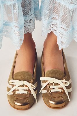 Bibi Lou Lace-Up Sneaker Flats