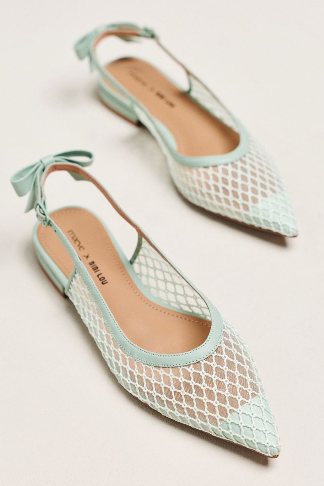Maeve x Bibi Lou Bow Slingback Flats #1