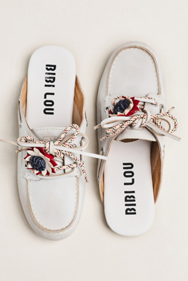 Bibi Lou Mule Boat Shoes In Multi