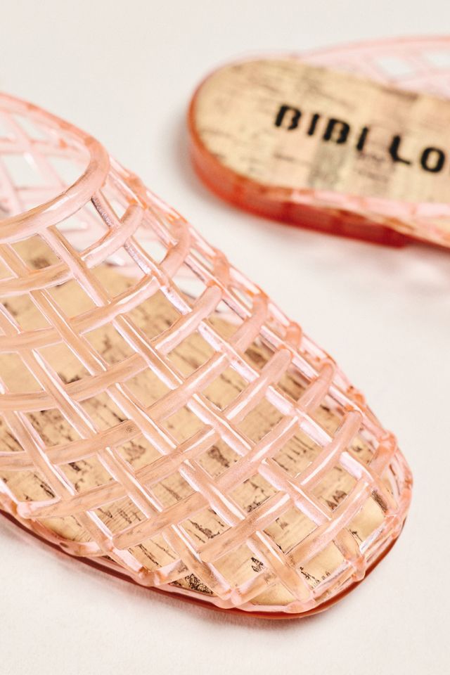 Bibi Lou Netted Jelly Mule Heels #3