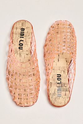 Bibi Lou Netted Jelly Mule Heels