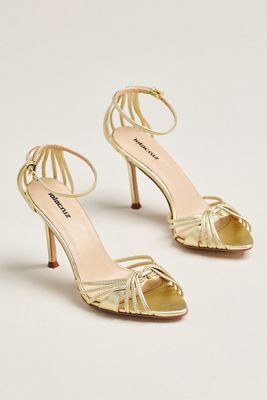 Lola Cruz Strappy Pointed-Toe Heels