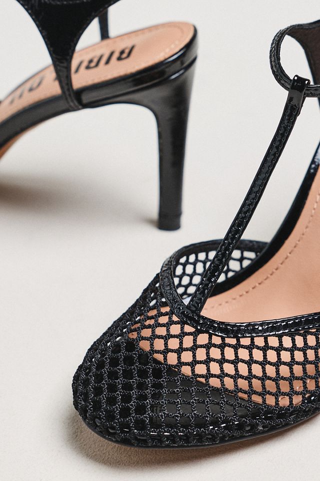 Bibi Lou Mesh T-Strap Heels #4