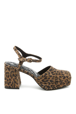 Kelsi Dagger Brooklyn Edna Ankle Strap Platform Pump In Brown