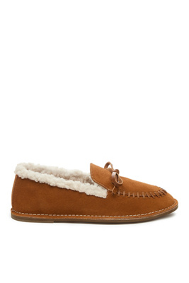 Kelsi Dagger Brooklyn Huggy Cozy Loafers In Brown