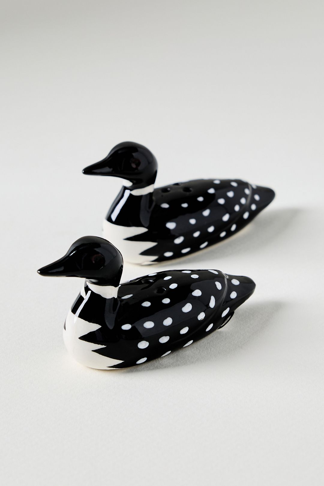 Loon Salt & Pepper Shakers - Black, One Size