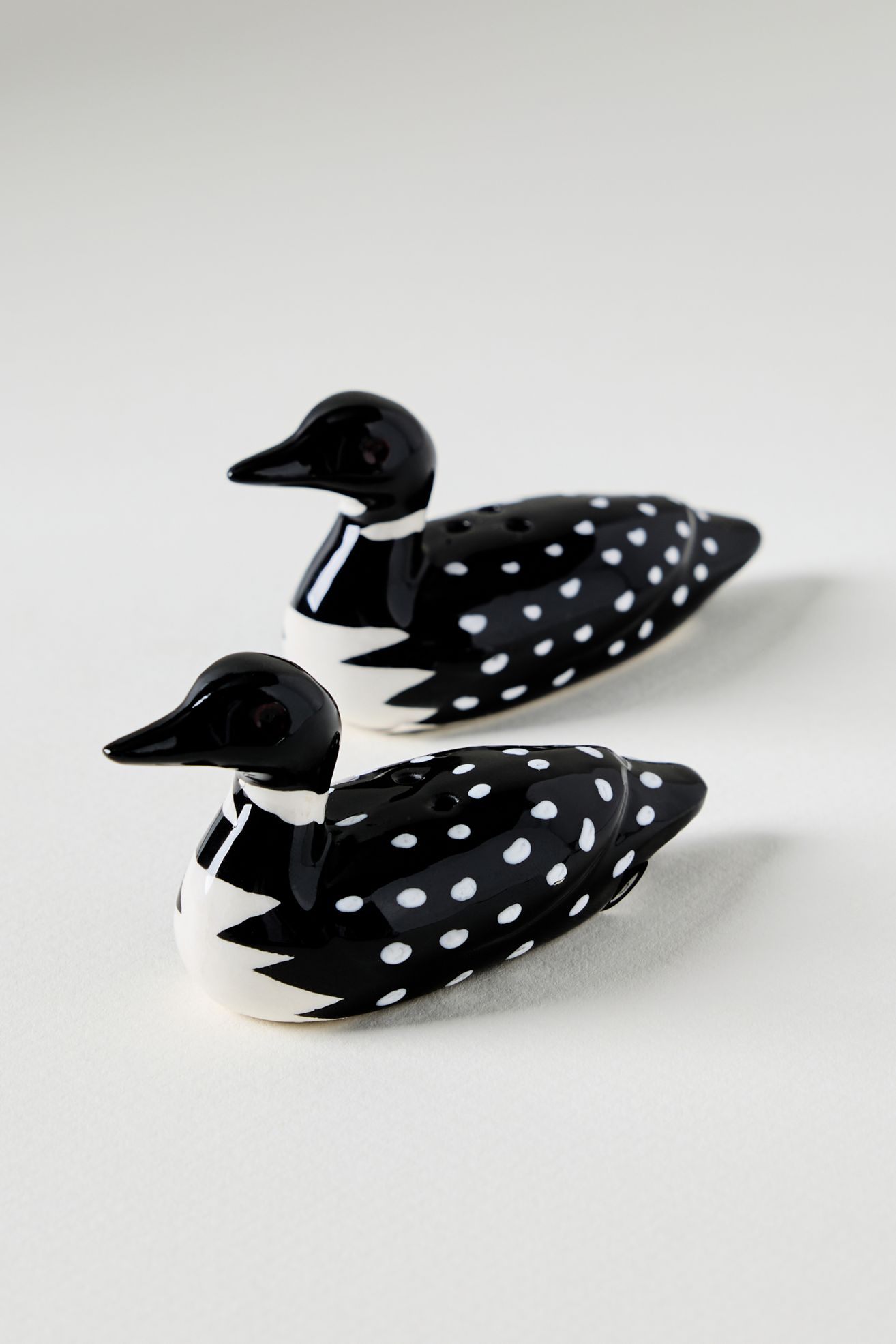 Loon Salt & Pepper Shakers - Black, One Size