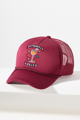 Nephthys Foster X Anthropologie Festive Baseball Cap In Red