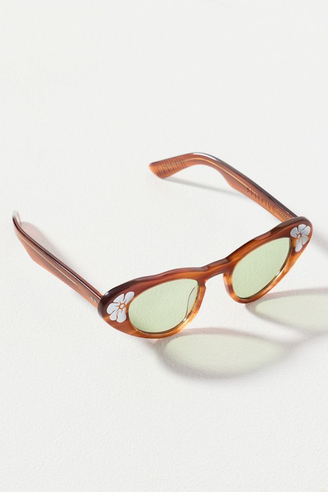 Spitfire Floral Detailing Cat-Eye Readers #2