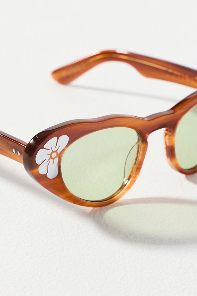 Spitfire Floral Detailing Cat-Eye Readers #3
