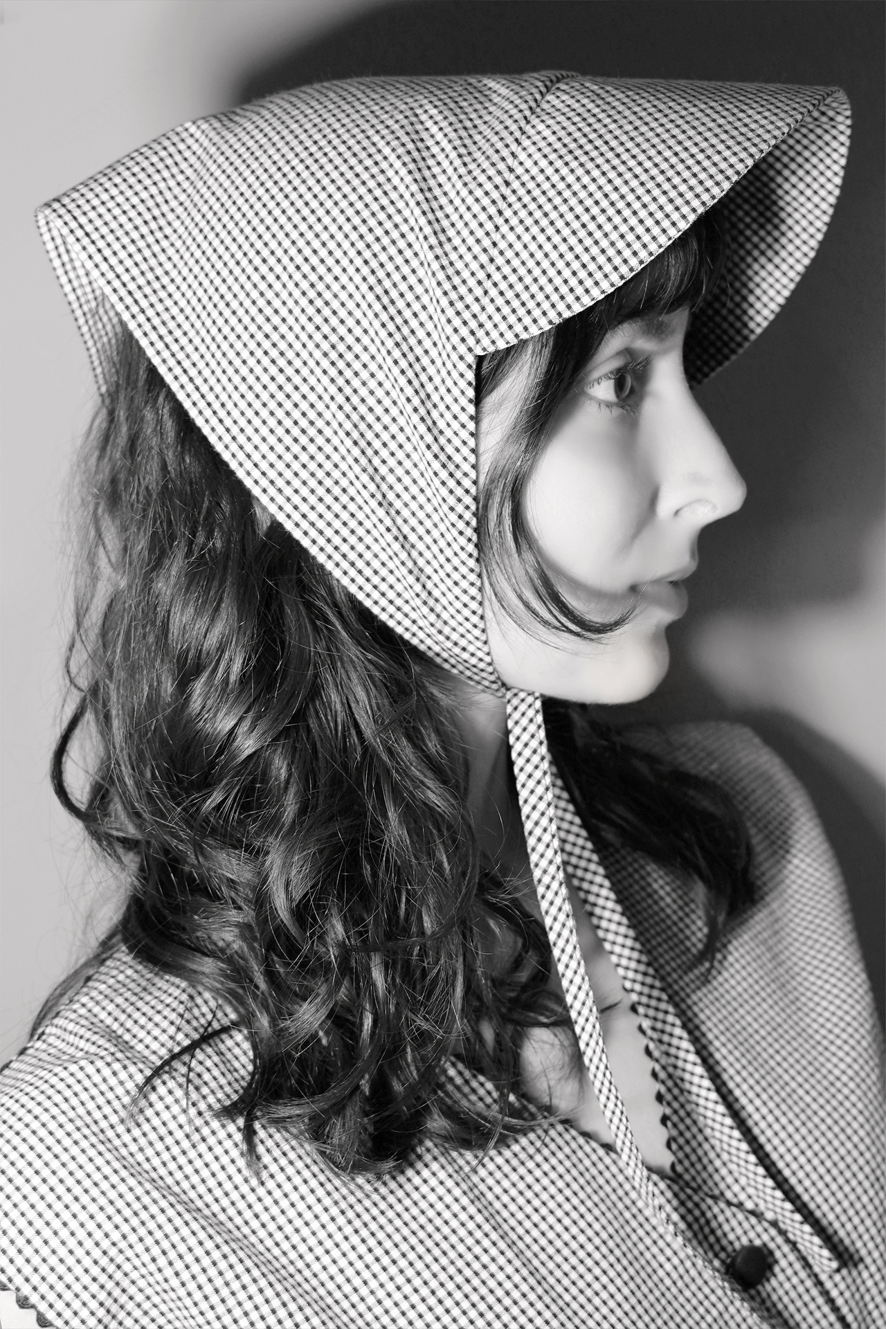 JULY LONDON-O Organic Cotton Sun-Visor Headscarf