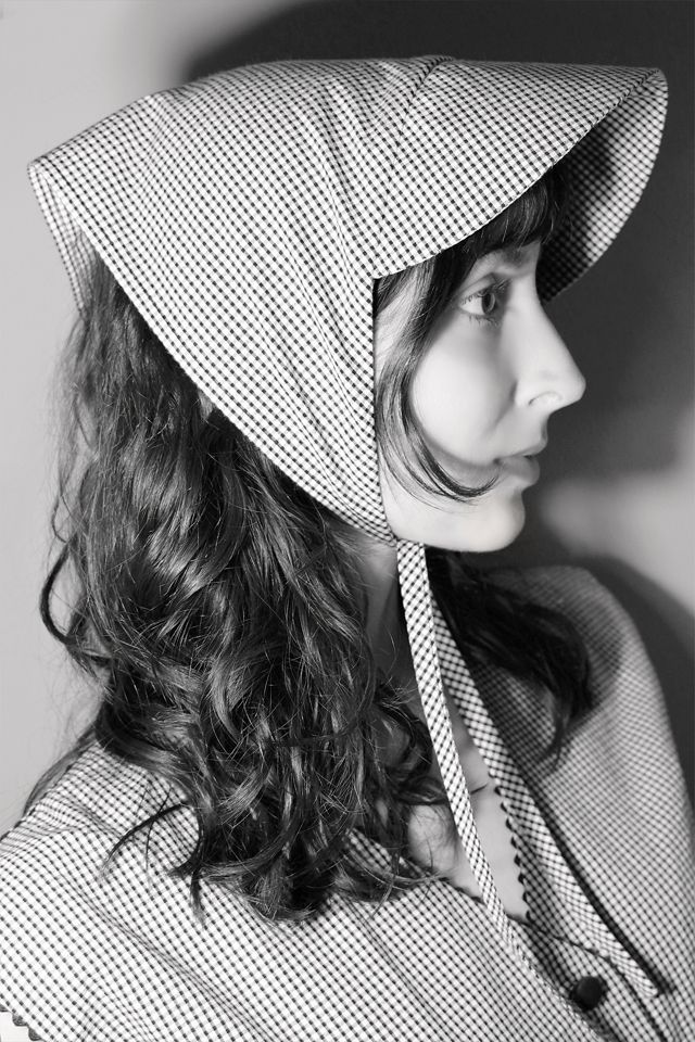 JULY LONDON-O Organic Cotton Sun-Visor Headscarf #3