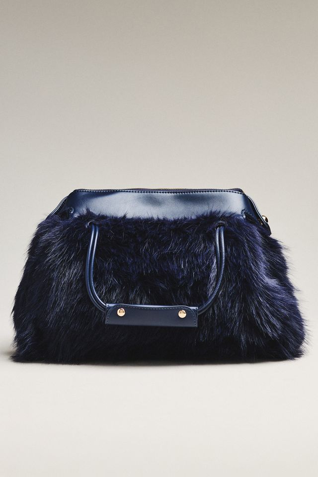 Faux Fur Shoulder Bag #1