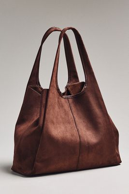 The Utilia Faux Suede Tote