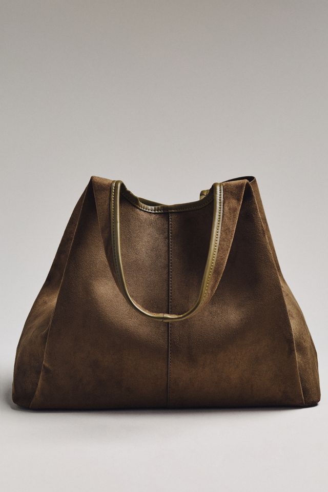 The Utilia Faux Suede Tote