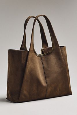The Utilia Faux Suede Tote