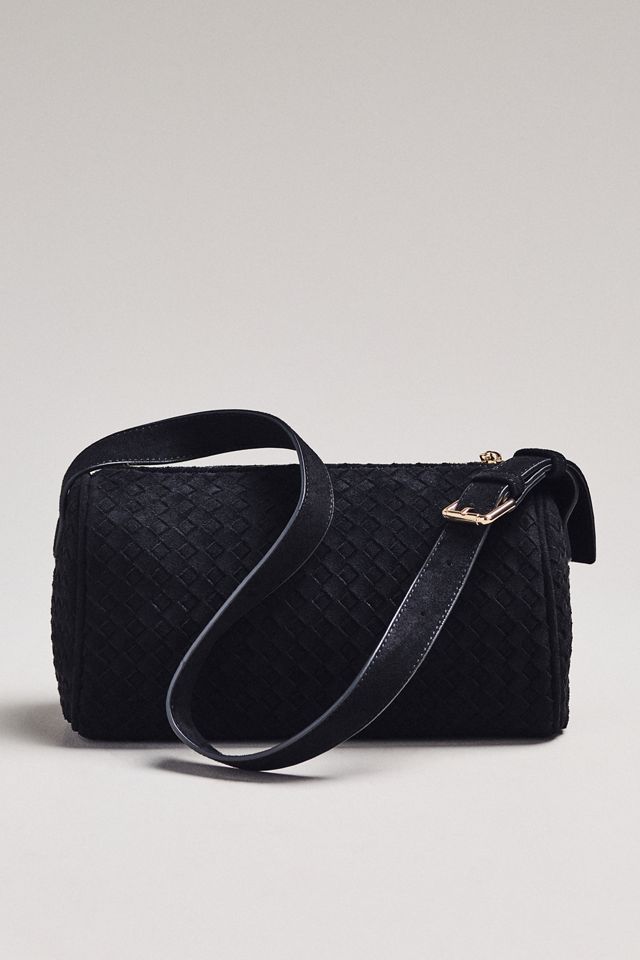 By Anthropologie Woven Faux-Suede Shoulder Bag #1