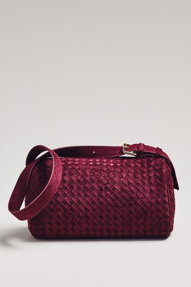 By Anthropologie Woven Faux-Suede Shoulder Bag #1