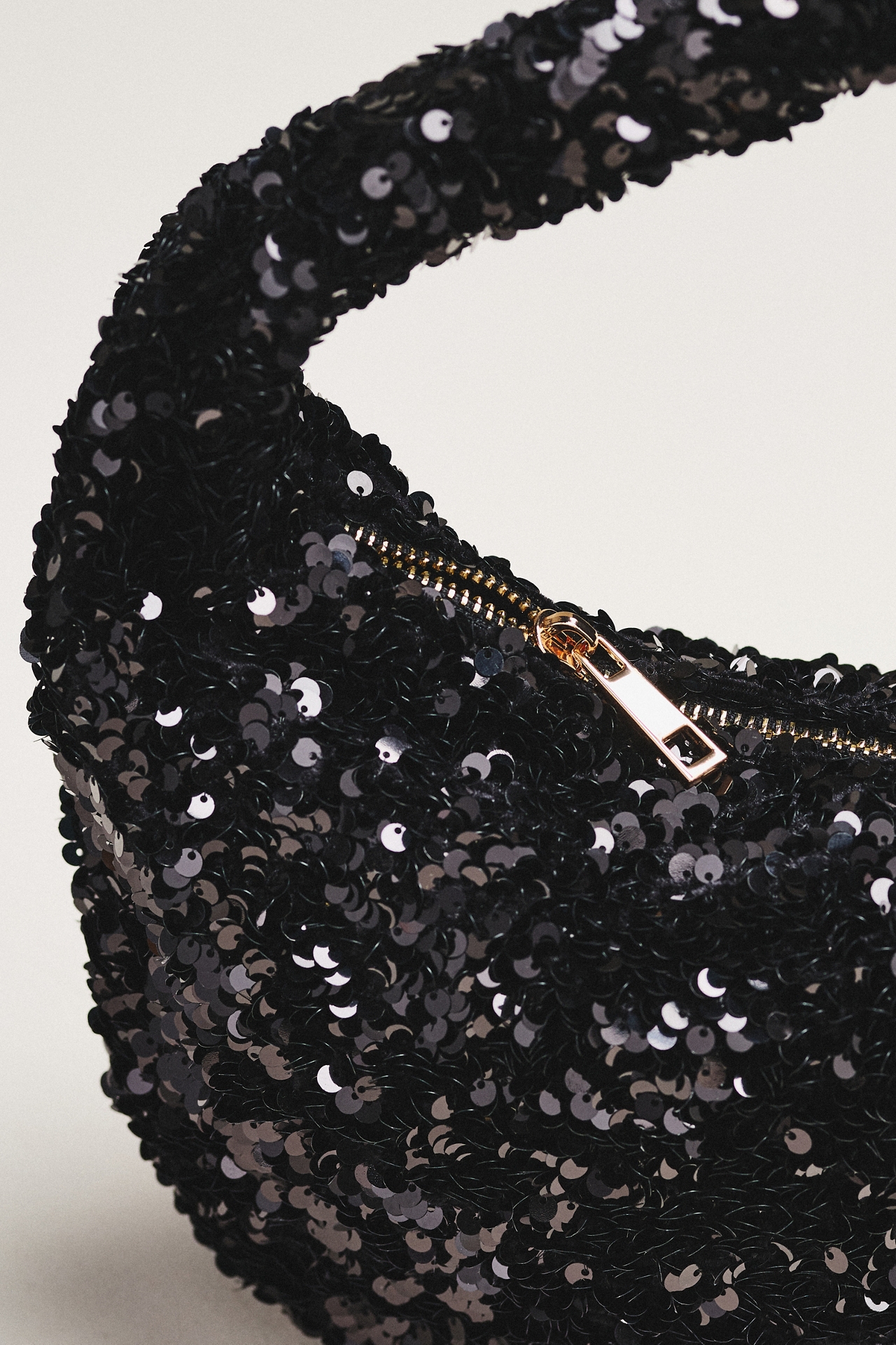Paillette Sequin Crescent Bag