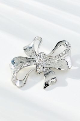 Ornate Bow Brooch