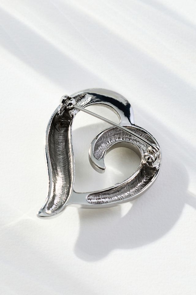 Swirled Heart Brooch #1
