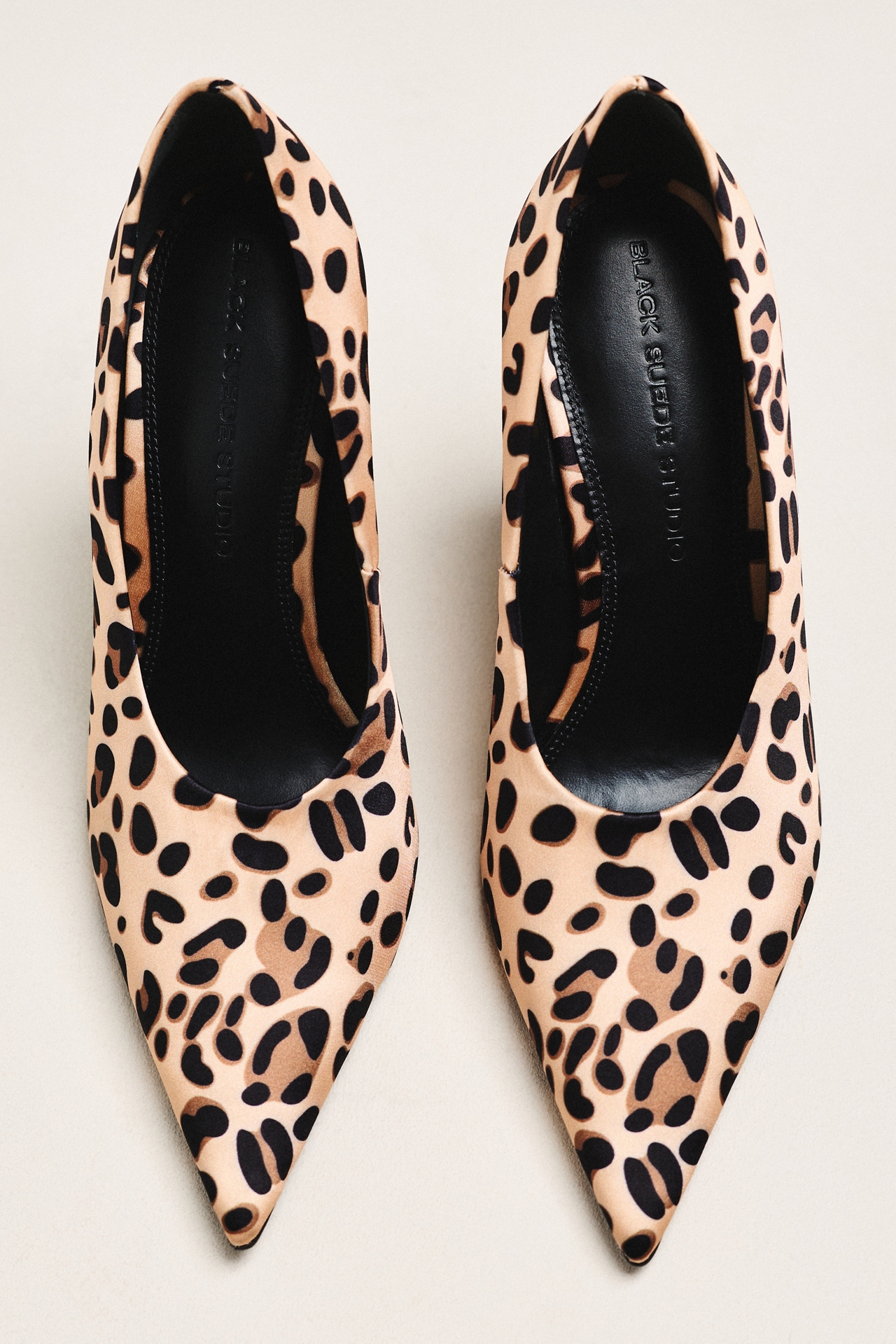 Black Suede Studio Jona 100 Pumps