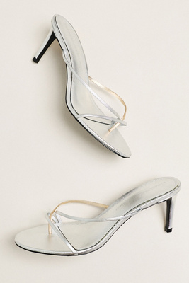 Black Suede Studio Carla 65 Cross-Strap Kitten Heels | Anthropologie