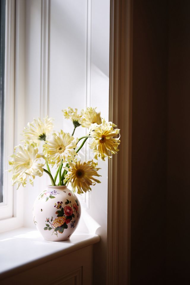 Camille Floral Ceramic Vase #4