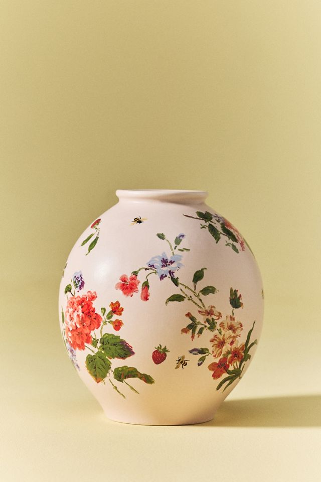 Camille Floral Ceramic Vase #2