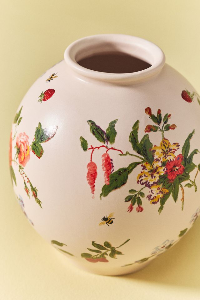 Camille Floral Ceramic Vase #3