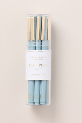 Sugar Paper Felt Pens, Set of 12