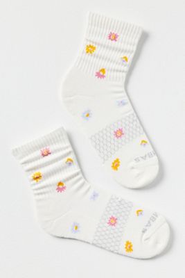 Bombas Floral Crew Socks