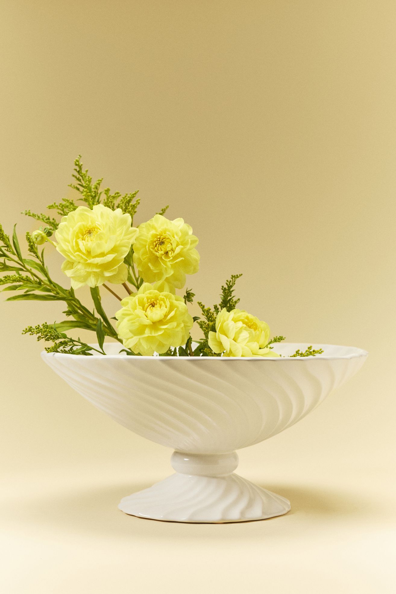 Ruthie Ceramic Vessel - White, Assorted