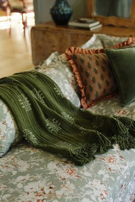 Enid Cotton Woven Throw Blanket
