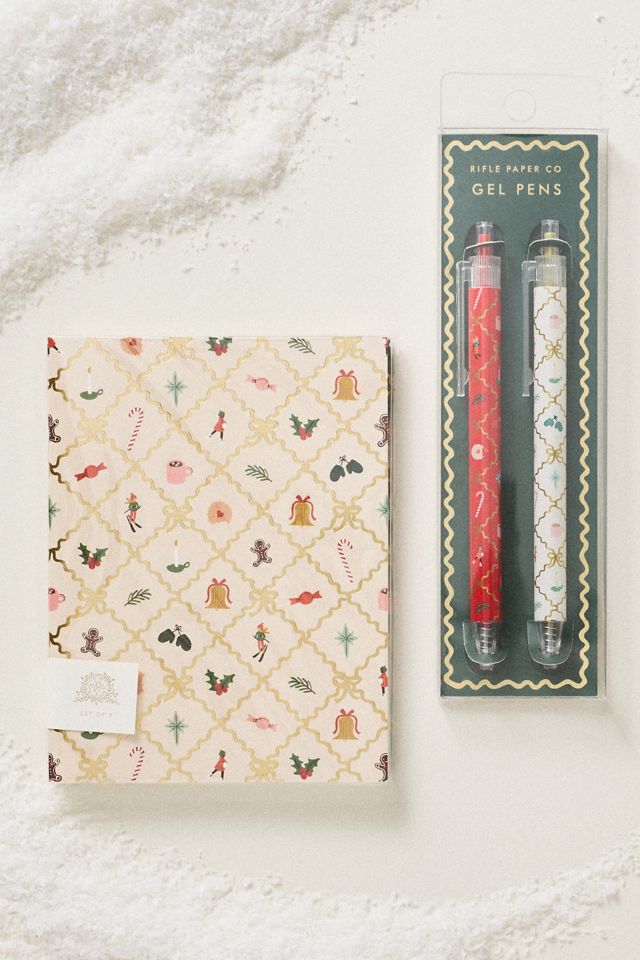 Rifle Paper Co. Argyle Notebooks & Pens Set #1