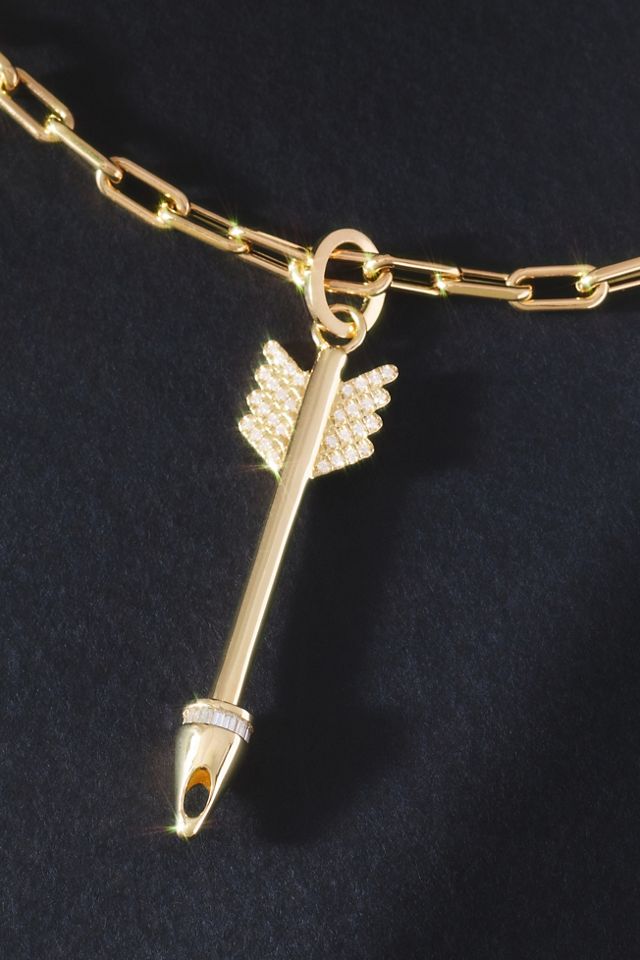 Adina Reyter Diamond Arrow Hinged Charm for Big Beads #1