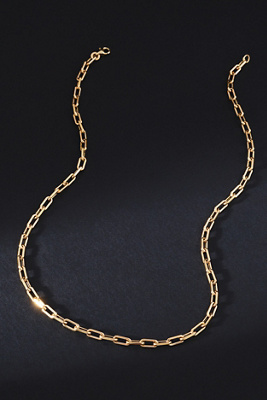 Adina Reyter 18" Italian Chain Link Necklace In Gold