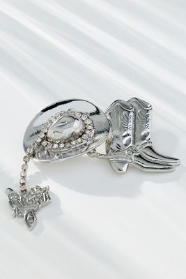 Cowgirl Brooch