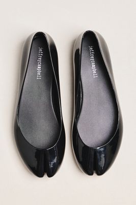 Jeffrey Campbell Fixed Split-Toe Jelly Ballet Flats