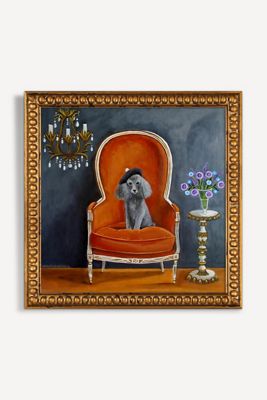 French Poodle Wall Art