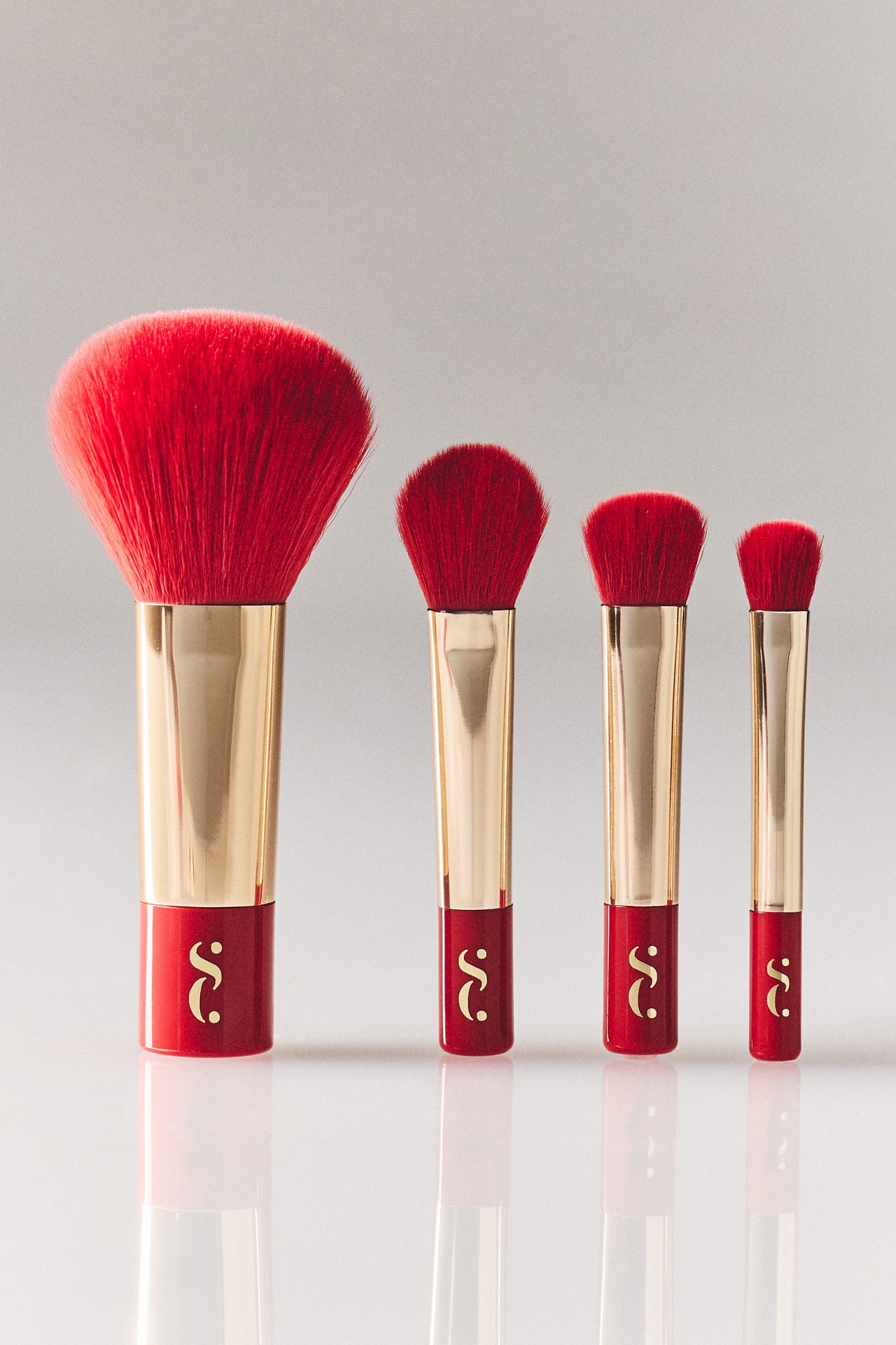 Spectrum Collections Very Cherry 4-Piece Mini Makeup Brush Set