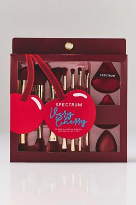 Spectrum Very Cherry 10 Piece Makeup Brush Set
