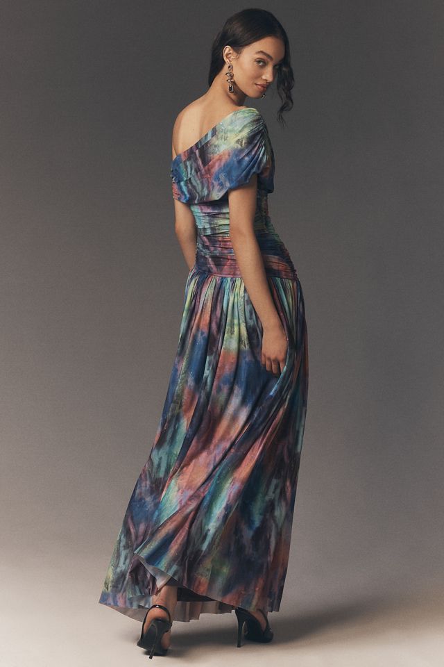 AFRM Marietta One-Shoulder Maxi Dress | Anthropologie