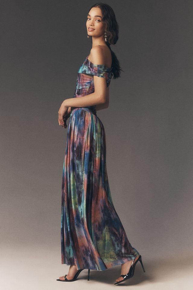 AFRM Marietta One-Shoulder Maxi Dress | Anthropologie
