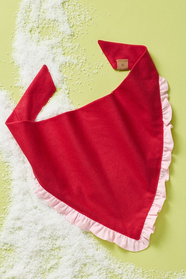 The Foggy Dog Ruffle Pet Bandana #1