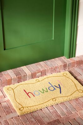 Howdy Coir Doormat
