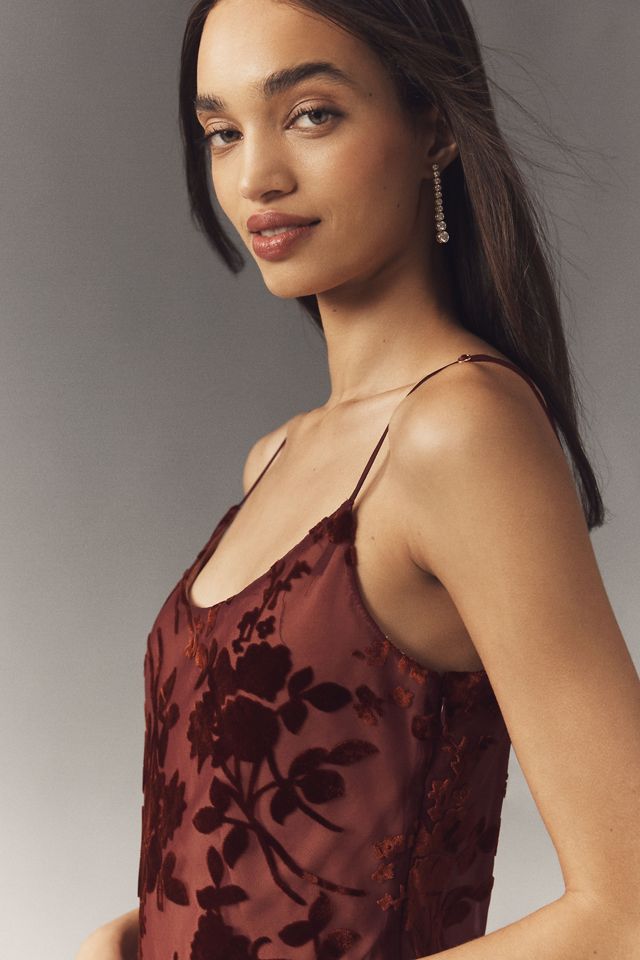 Hutch Stretch Burnout Velvet Maxi Dress #4