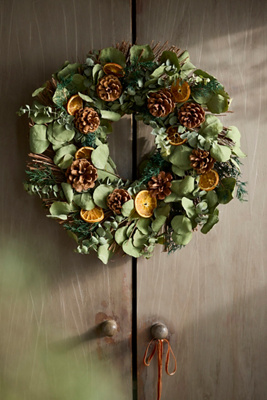 Terrain Citrus + Eucalyptus Wreath In Multi