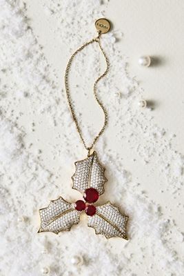 NADRI Jeweled Mistletoe Ornament