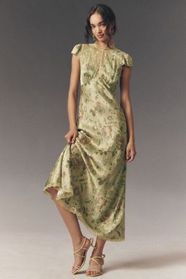 Green Slip Dresses & Gowns | Anthropologie